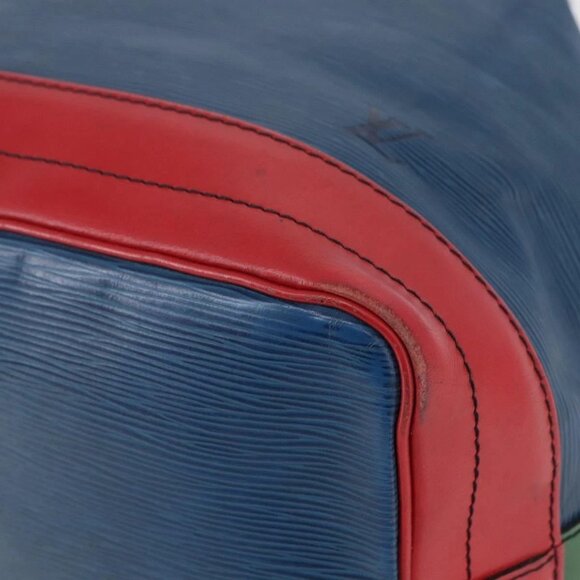 LOUIS VUITTON Epi Tricolor Noe Shoulder Bag Blue Red Green M44082 Auth 143946 - Picture 4 of 16